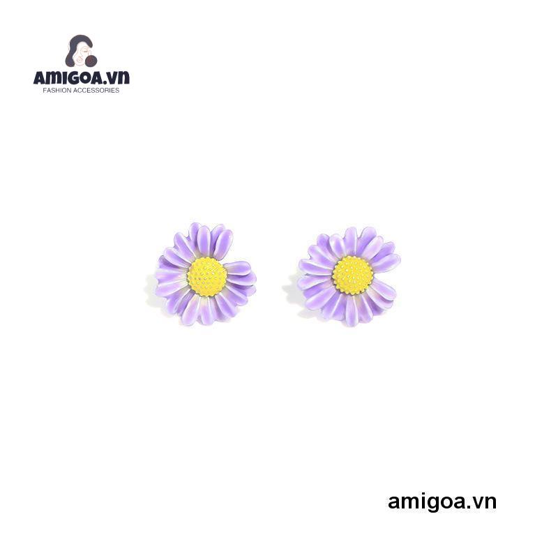 ✨✨Hoa tai bạc 925 hình hoa cúc nhỏ phong cách Hàn Quốc thời trang mùa hè dành cho nữ