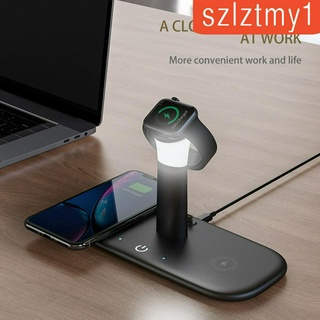 [Thunder]  Qi Wireless Pad Charger Dock for iPhone iWatch 6/5/4/3/2 