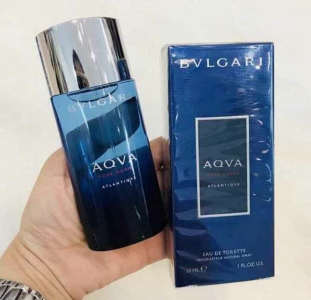 (30ml Fullbox) Nước Hoa Nam Bvlgari AQVA Pour Homme