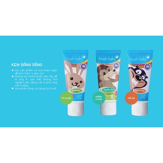 Kem đánh răng Brush - Baby chi trẻ từ 0th