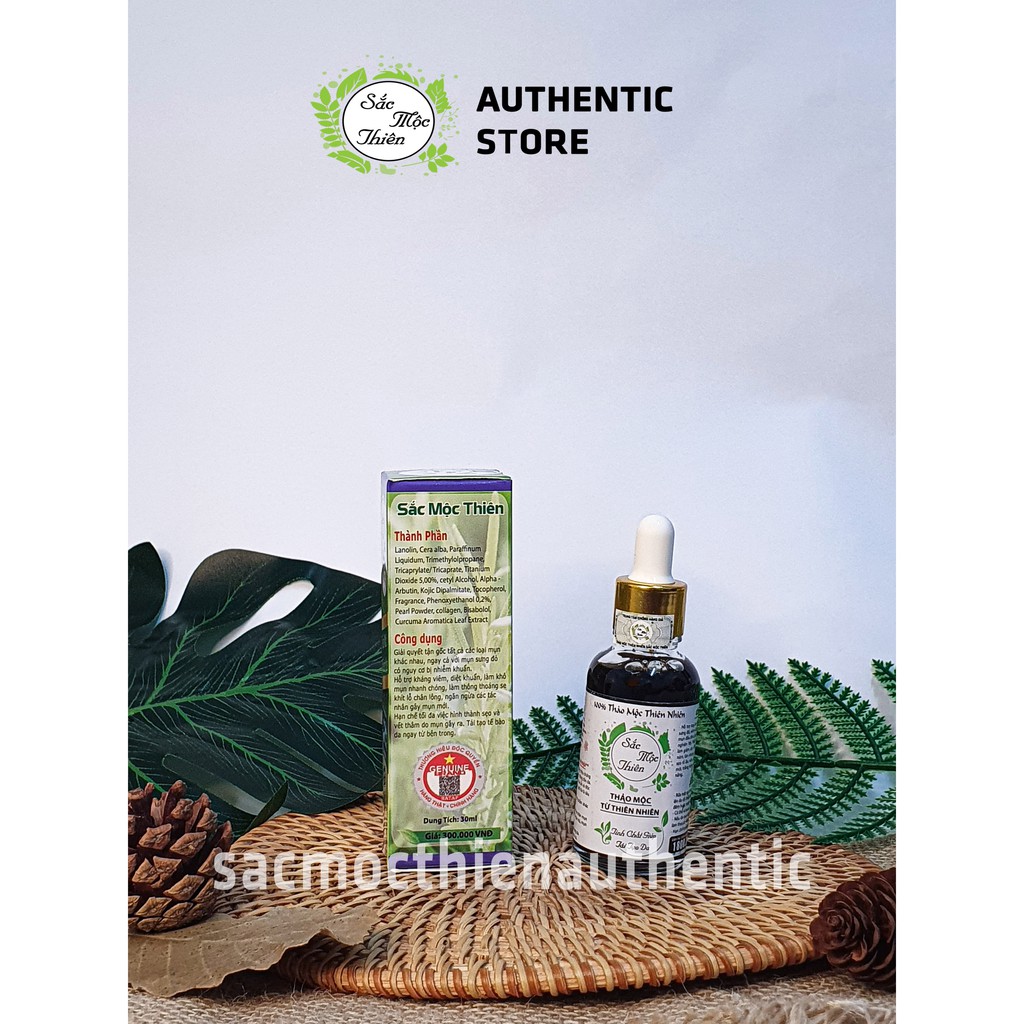 Serum Tinh Chất Tái Tạo Siêu Tốc Dành Cho Da Lì Sắc Mộc Thiên - Cải Thiện Mụn Thâm - Sẹo Rỗ - Nám Tàn Nhang