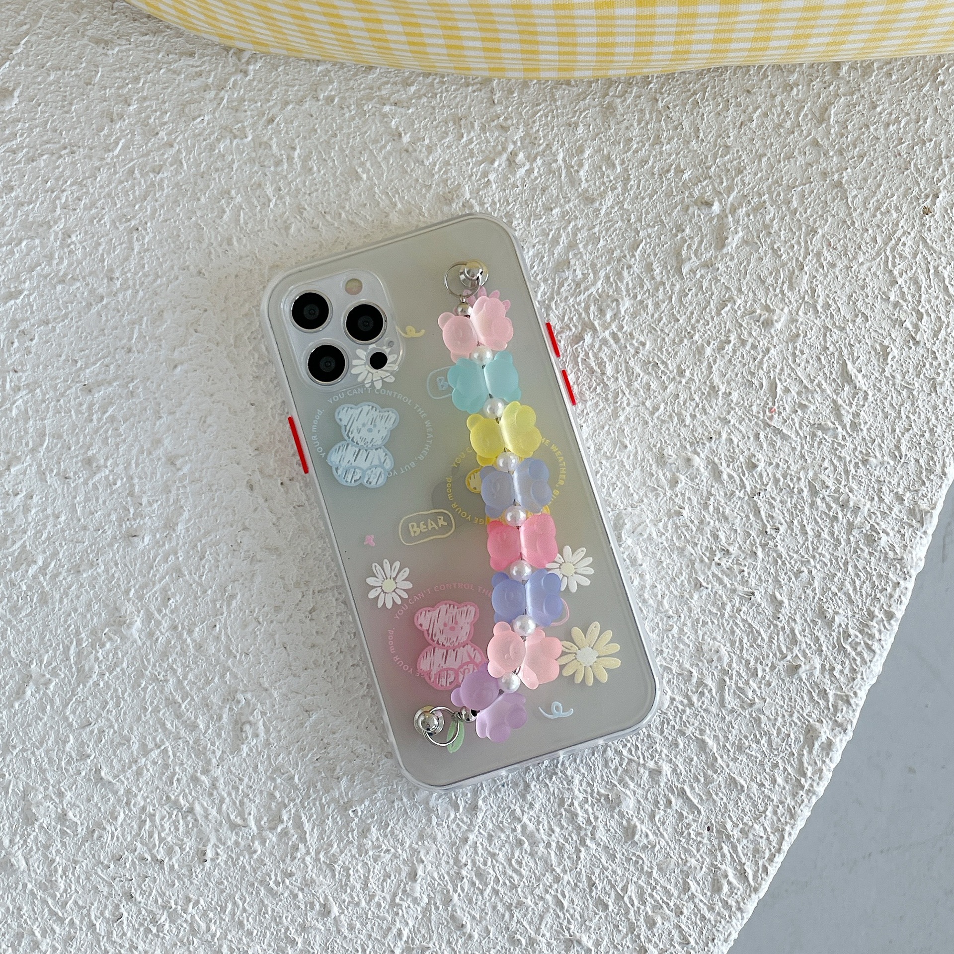 iPhone 7Plus/8 Plus Original Candy Bear Bracelet IPhone 12 Case Gradual Refreshing IPhone 12promax / IPhone 11 / 7 Plus / 12 Mini / 7 / 8 / X / Xsmax / XR / 8plus / IPhone X Case