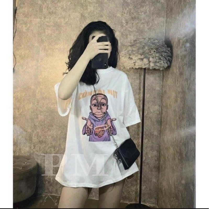 ÁO CÁI NỊT COTTON TAY LỠ