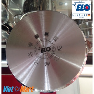 Bộ nồi chảo chống dính ELO Clio Plus 5 chiếc Inox 304