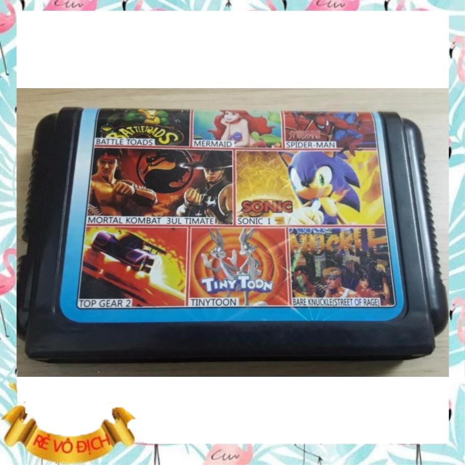 Băng game 8 in 1 trò chơi cho máy SEGA 16 bit
