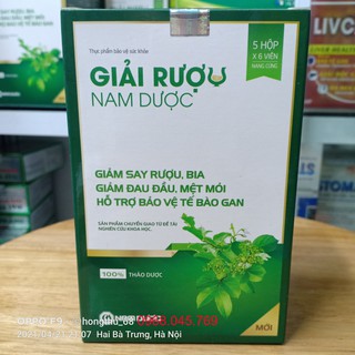 Giải rượu Nam Dược dạng viên