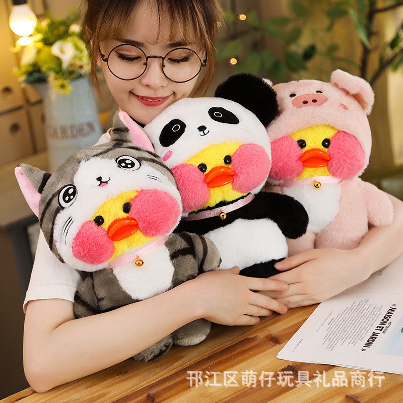 Gấu Bông Vịt Lalafanfan Dễ Thương 30 cm