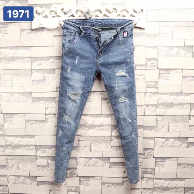 Quần jean nam mẫu mới, chất vải bò cao cấp,màu xanh đẹp giá rẻ AT 53 | BigBuy360 - bigbuy360.vn