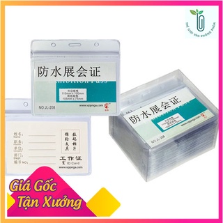 5 cái thẻ đeo học sinh, thẻ đeo nhân viên - Thẻ ngang/ thẻ dọc, dây deo thẻ