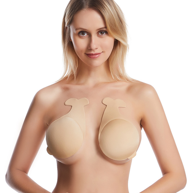 Cặp miếng dán ngực LEVAO bằng silicon thoáng khí không lộ hàng thoải mái cho nữ