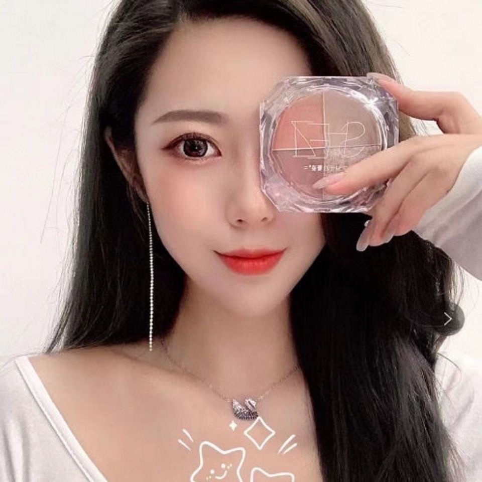 Shezi Bảng Phấn Mắt Bốn Màu Sắc Làm Đẹp