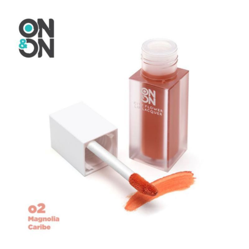 SON KEM LÌ DẠNG TINT KẾT HỢP MÁ HỒNG CITY FLOWER LIP LACQUER ON&ON