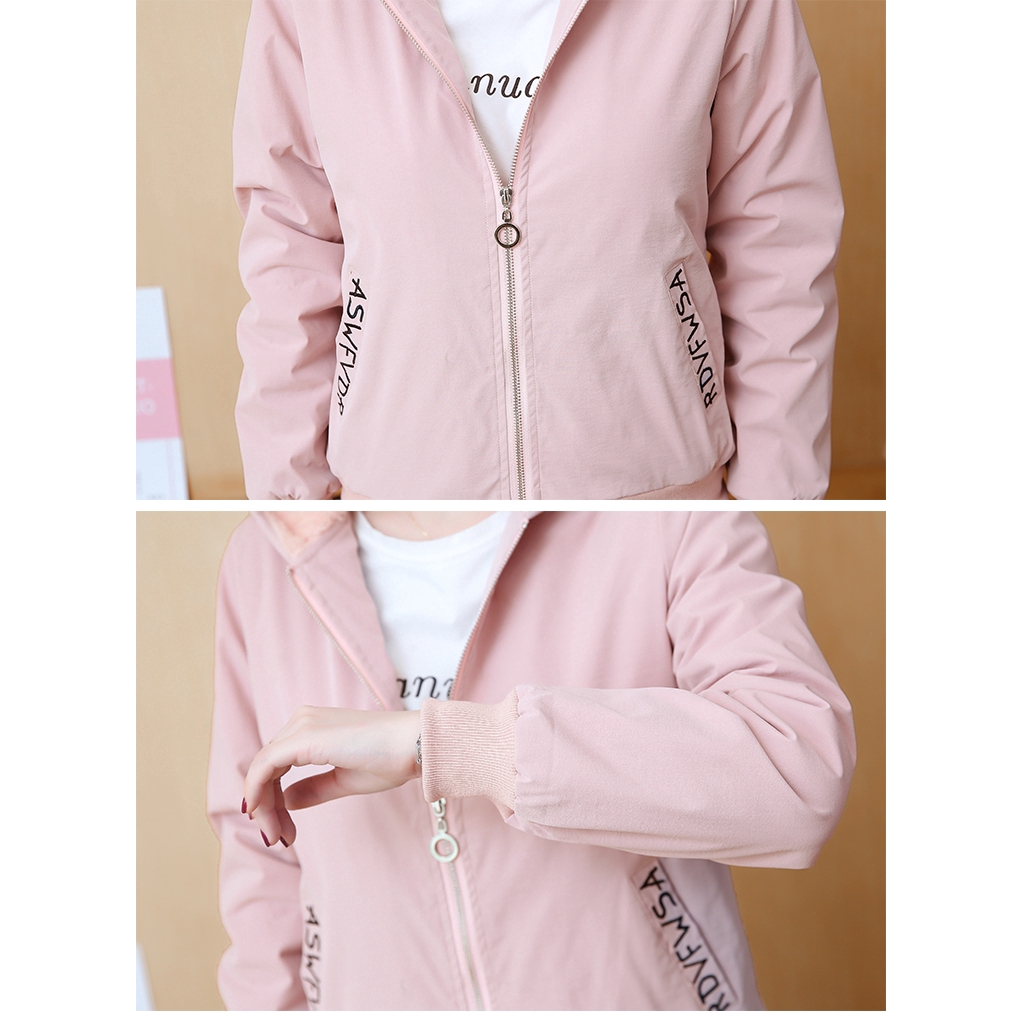 Áo khoác lót bông mềm có nón trùm phong cách Hàn Quốc trẻ trung cho nữ | BigBuy360 - bigbuy360.vn