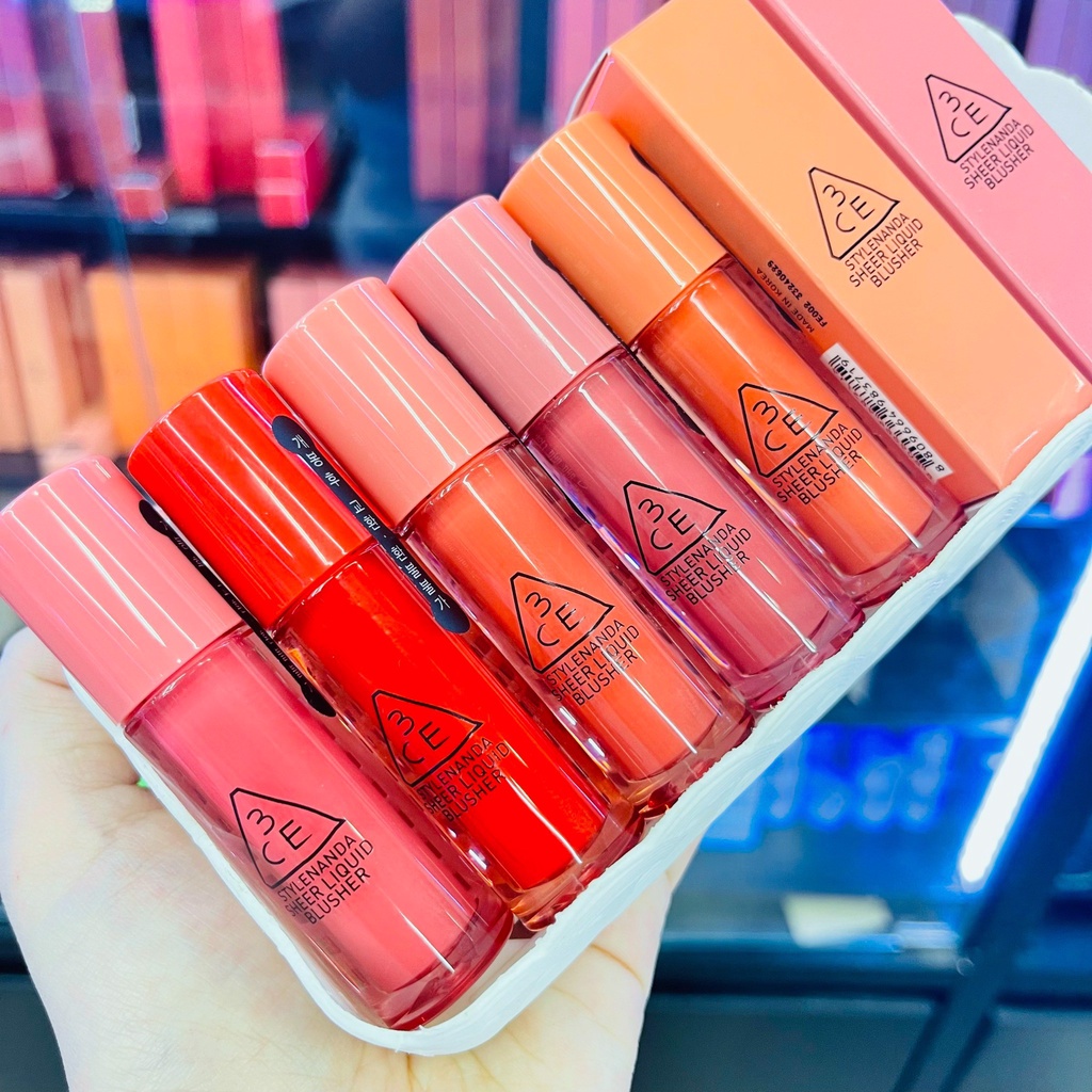 Má Hồng Dạng Kem 3CE Sheer Liquid Blusher 3g