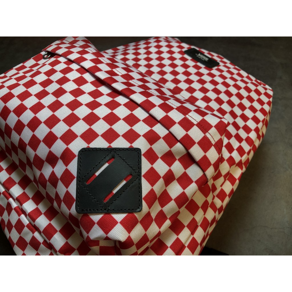 [ẢUTH] Balo Van.S Old Skool Black/White Checkerboard Backpack