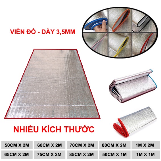 Chiếu ngủ trưa văn phòng cá nhân dày 3.5ly màu ĐỎ ( chọn kích thước ) - thảm ngủ trưa cá nhân , thảm du lịch