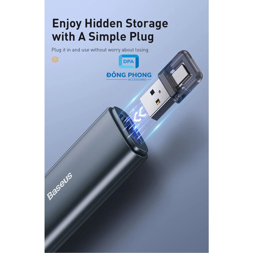 Bút Hỗ Trợ Trình Chiếu Laser Baseus Orange Dot PPT Chính Hãng