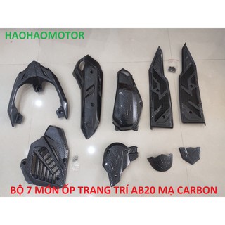 Ốp trang trí Carbon Airblade2020 - Combo 8 món