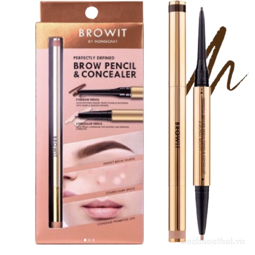 Kẻ lông mày che khuyết điểm Browit ҏerfectly Defined Brow Pencil &amp; Concealer