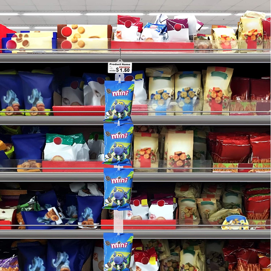Dải nhựa treo bịch bánh snack cho cửa hàng/ siêu thị/ cửa hàng bán lẻ tiện lợi chất lượng cao