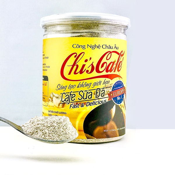 Combo 2 Hộp Cà phê rang xay hòa tan Sữa Đá Chí Cafe Nguyên chất 100% tự nhiên 3in1 (Hộp 368gr)