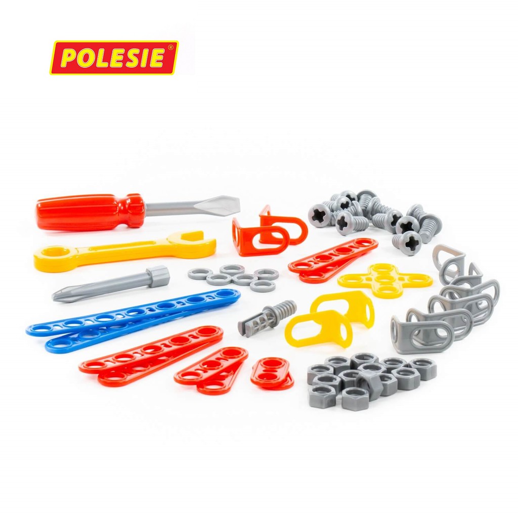 Bộ Đồ Chơi Sáng Tạo, Lắp Ghép Kỹ Sư Cho Bé 57 Chi Tiết  Nhập Khẩu Châu Âu Chính Hãng POLESIE 72962