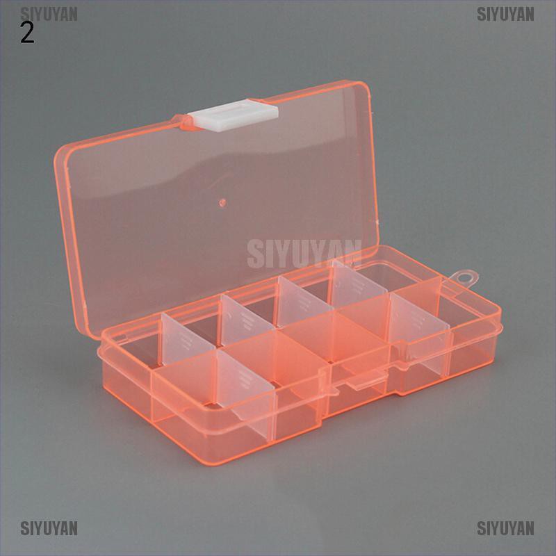 Hộp Nhựa 10 Ngăn Đựng Trang Sức Có Thể Điều Chỉnh Kích Cỡ