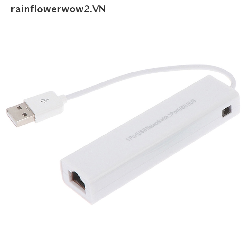 Bộ Chia 3 Cổng usb HUB 2.0 RJ45 Lan card
