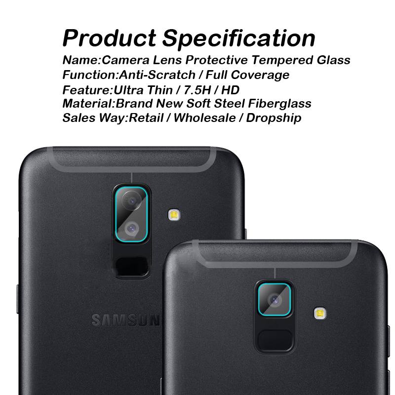 Kính cường lực bảo vệ Camera cho Samsung Galaxy A80 A90 A60 M40 M30 M10 M20 M11 M31 J8 J6 J4 A6 A8 Plus 2018