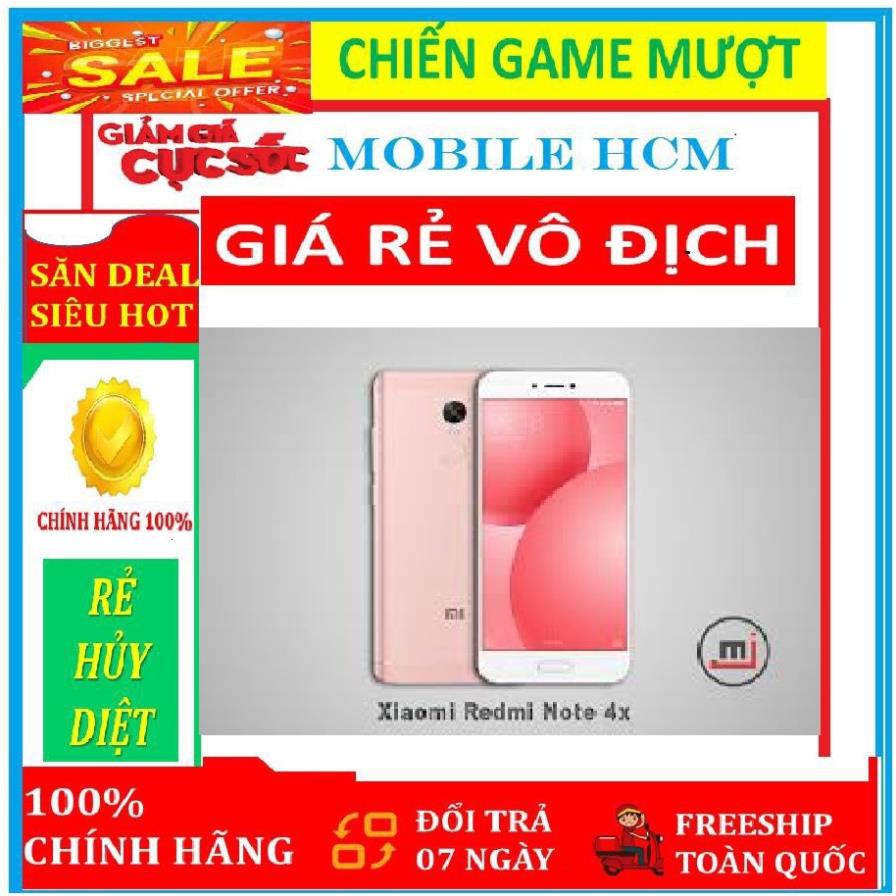 Điện thoại Xiaomi Redmi Note 4X 3GB/32GB  2 SIM 2 sóng mới full box - Hàng nhập khẩu