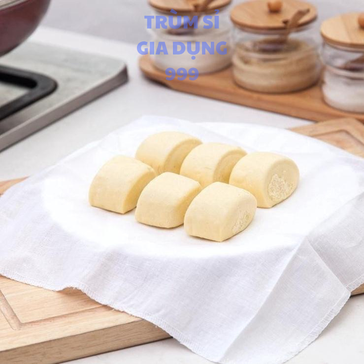 KHĂN LÓT HẤP BÁNH, PHỦ BÁNH SIÊU SẠCH KT 32CM