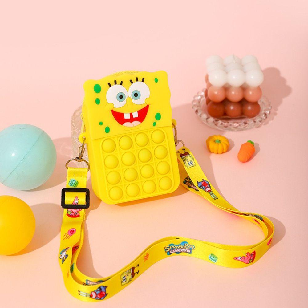 USNOW Túi Đeo Chéo Mini Bằng Silicone Có Dây Điều Chỉnh Dành Cho Trẻ Em