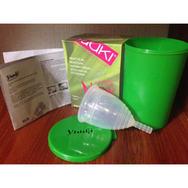 Cốc nguyệt san Yuuki của Séc chính hãng (Kèm cốc tiệt trùng, tặng gel rửa cốc)