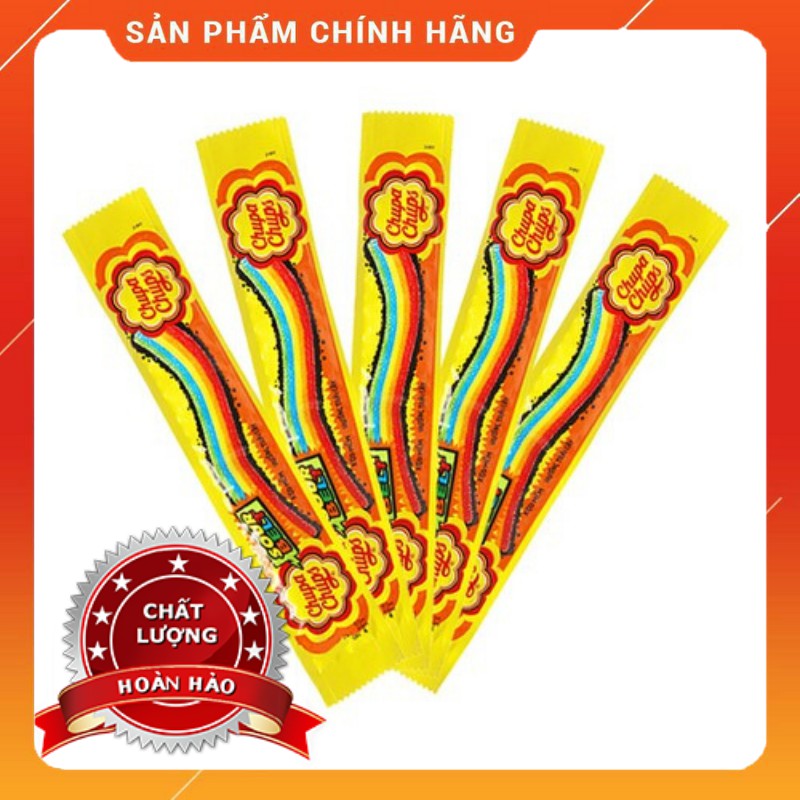 Kẹo Chupa Chups Cầu Vồng Dẻo Dai Thơm Ngon 10 thanh