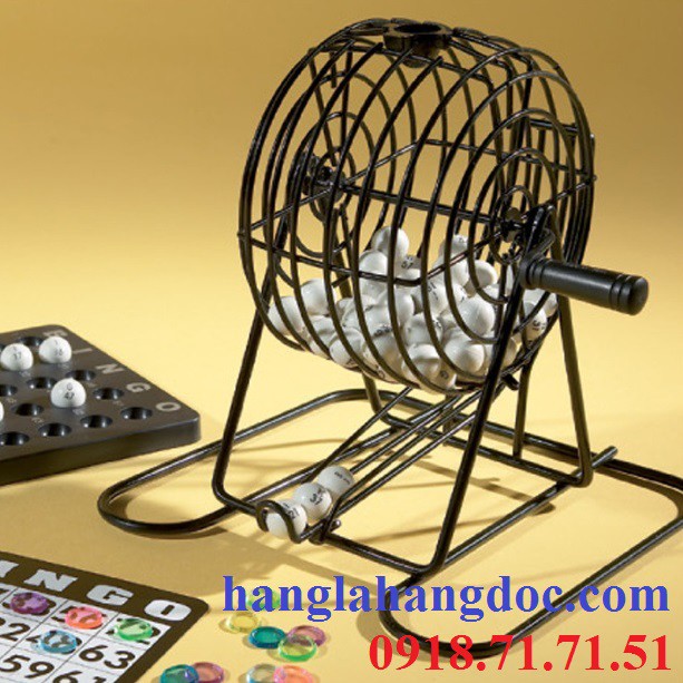 Lồng sắt quay số lô tô độc đáo, đồ chơi thú vị cho cả gia đình
