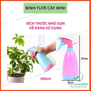 BÌNH TƯỚI CÂY PHUN SƯƠNG DẠNG XỊT ĐỂ BÀN 400ML - CÓ THỂ PHUN TIA HOẶC PHUN SƯƠNG