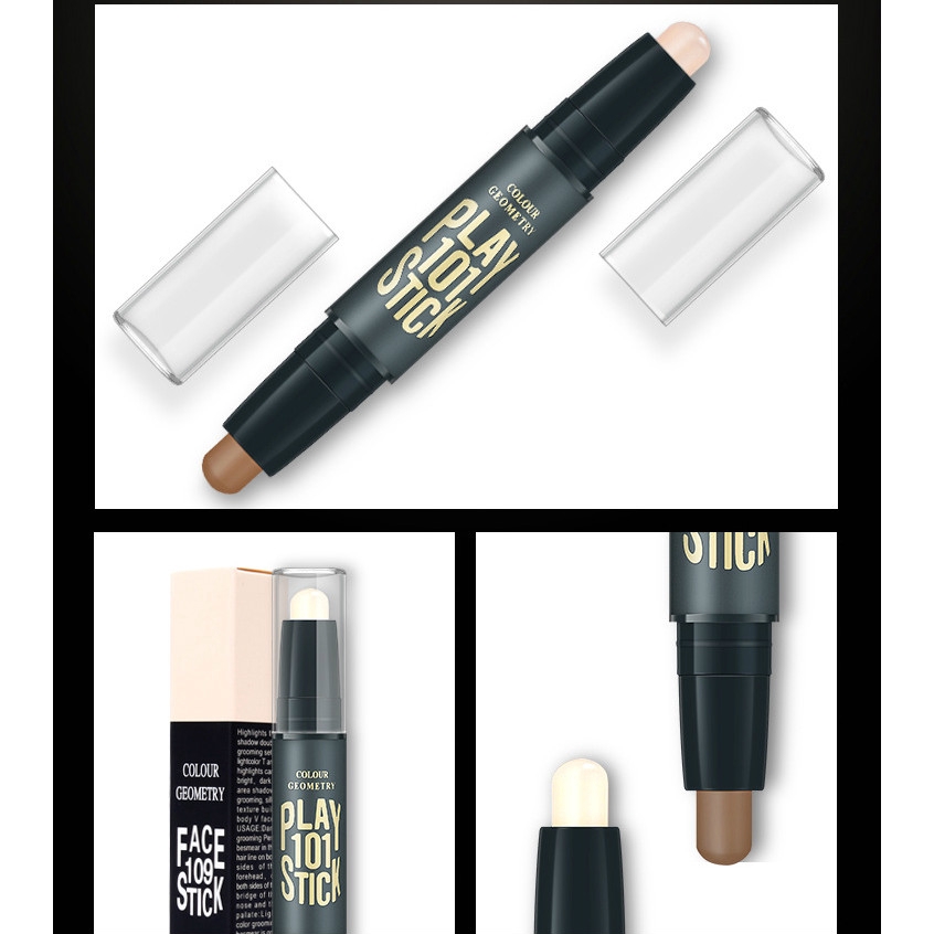 [Hàng mới về] Thỏi Kem Che Khuyết Điểm Tạo Khối Bắt Sáng 3D Dành Cho Phái Nữ