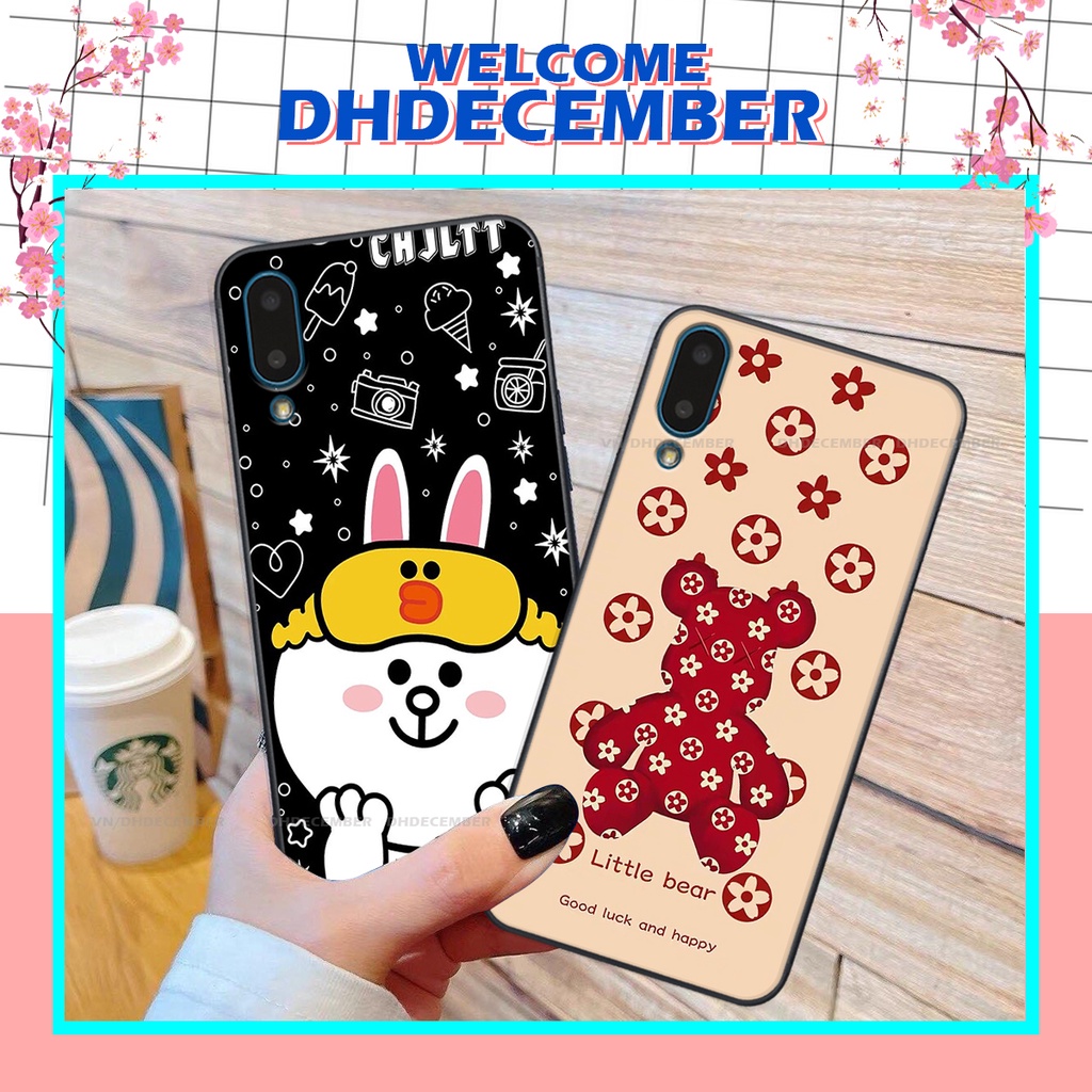 Ốp lưng Samsung Galaxy A02 / M02 in hình gấu K@ws, gấu nâu, dor@emon RẺ- ĐẸP- BỀN