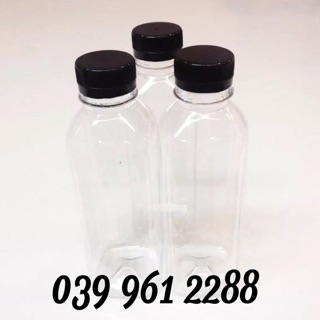 Combo 50 chai nhựa vuông 350ml~330ml