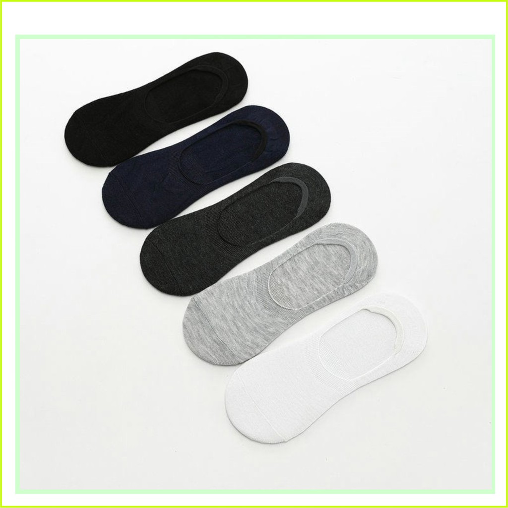 Tất Nam ,Vớ lười Nam, đi giày lười có đệm cao su chống trượt gót chân | BigBuy360 - bigbuy360.vn