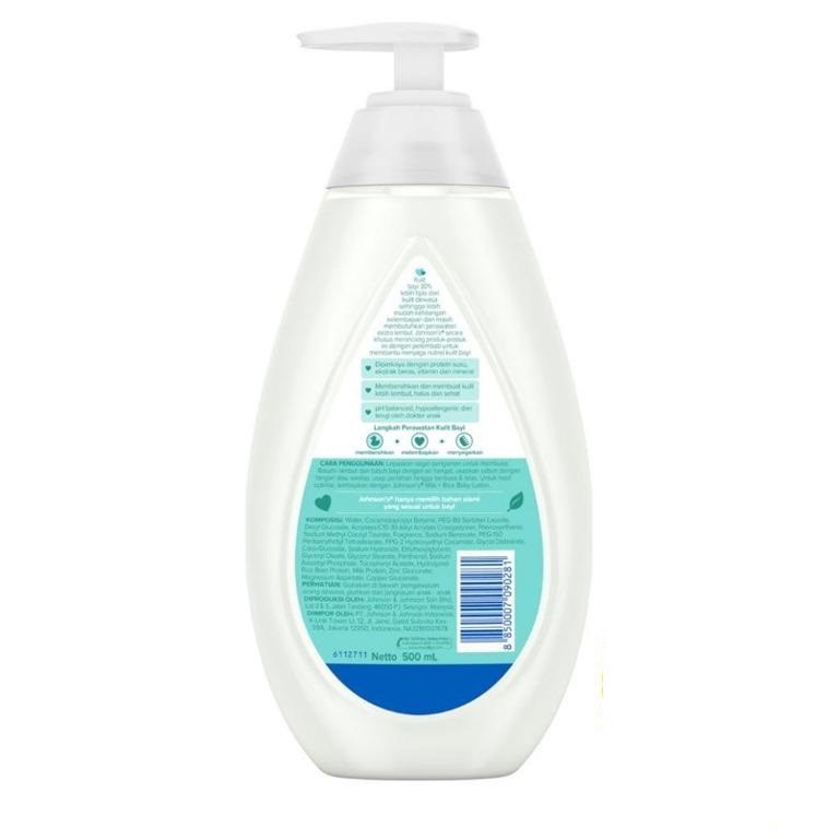 Sữa Tắm Johnson's Baby Chứa Sữa Và Gạo 500ml | BigBuy360 - bigbuy360.vn