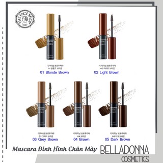 [Nhiều Tone Màu] Mascara Định Hình và Tạo Màu Chân Mày The Face Shop Designing Browcara 6.5g (Vacosi_Officialstore)