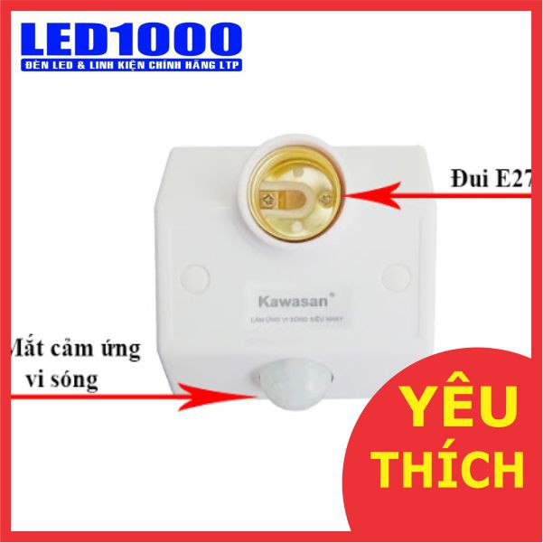 Phụ kiện đèn trang trí giá rẻ - ĐUÔI ĐÈN CẢM ỨNG HỒNG NGOẠI - MSP: LTP-607