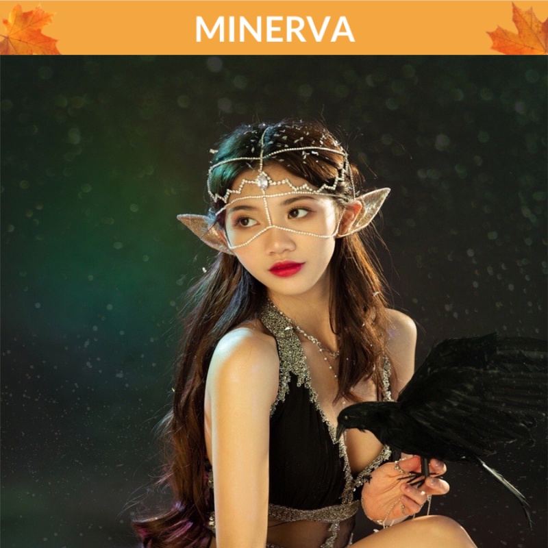 HALLOWEEN Đôi tai hoá trang nhân vật yêu tinh lễ hội halloween dễ thương