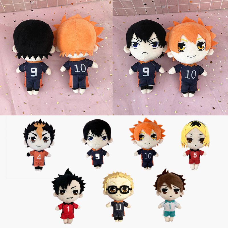Thú Nhồi Bông Hình Nhân Vật Hinata Shoyo Kageyama Tobio Kotaro Bokuto Miya Osamu Kuroo Tetsurou Kích Thước 10cm