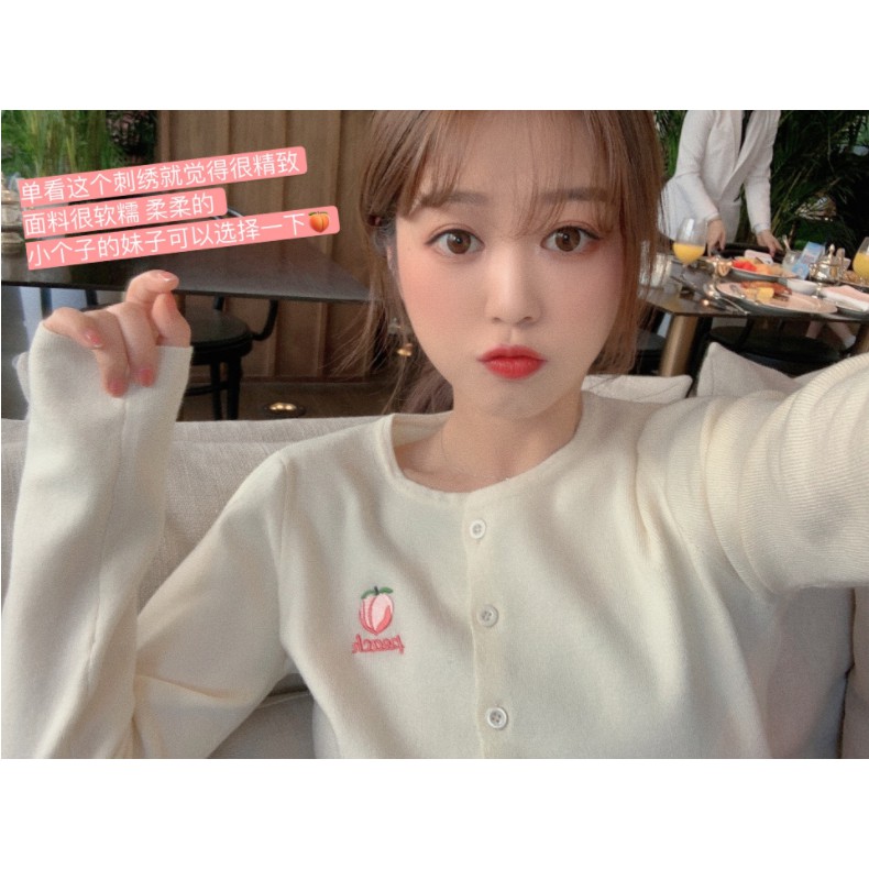 Áo Sweater Dệt Kim Mềm Mại Kiểu Hàn Quốc Thời Trang Cho Nữ 1755