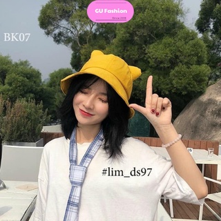 Mũ Tai Mèo - Nón Tai Mèo Maruko Bucket Có Đuôi Siêu Xinh Kèm Dây Rút Bên Trong