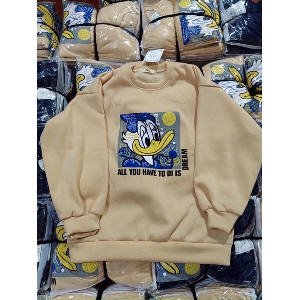 Áo Sweater Nỉ In Hình  🦋 Áo Nữ Dài Tay Cổ Tròn 🦋