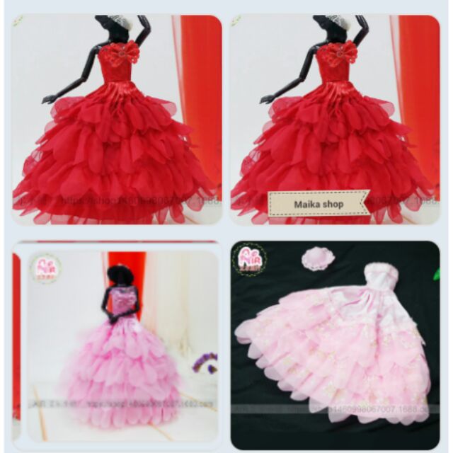 Váy búp bê xếp tầng xinh xinh