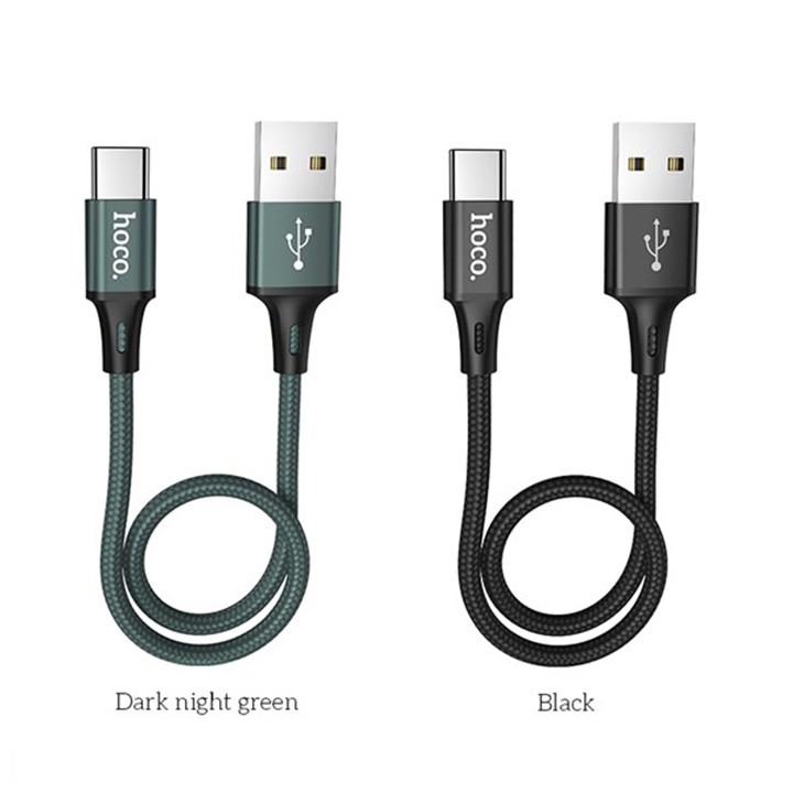 Cáp sạc nhanh Hoco DU10 Pro dây dù 3.0A, cổng kết nối Micro Usb, dài 0.25m